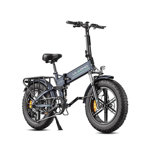 Bicicleta electrica pliabila ULZOMO E-bike Dunes 20, 750W, 48V 16Ah, autonomie 120km, viteza maxima 40km/h, Gray