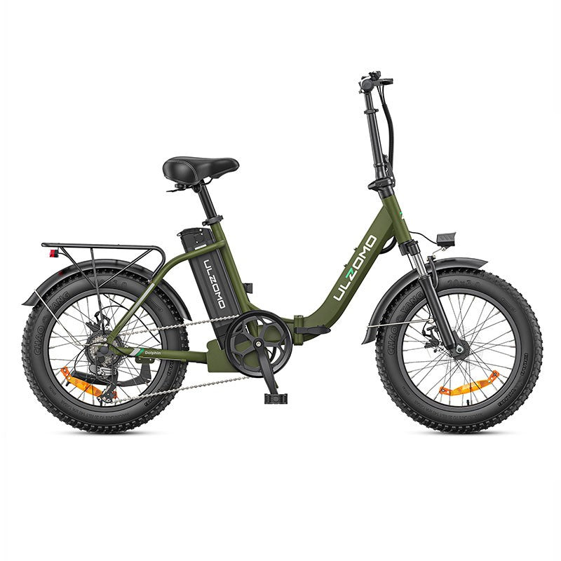 Bicicleta electrica pliabila ULZOMO E-bike Dolphin 20, 350W, 36V 13Ah, autonomie 89km, viteza maxima 25km/h