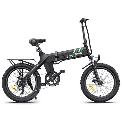 Bicicleta electrica pliabila ULZOMO E-bike Ridge 20, 250W, 36V 15.6Ah, autonomie 60km, viteza maxima 25km/h