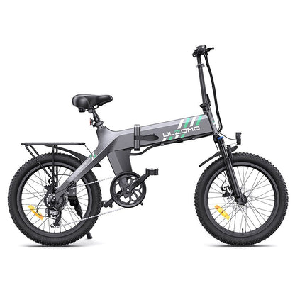 Bicicleta electrica pliabila ULZOMO E-bike Ridge 20, 250W, 36V 15.6Ah, autonomie 60km, viteza maxima 25km/h