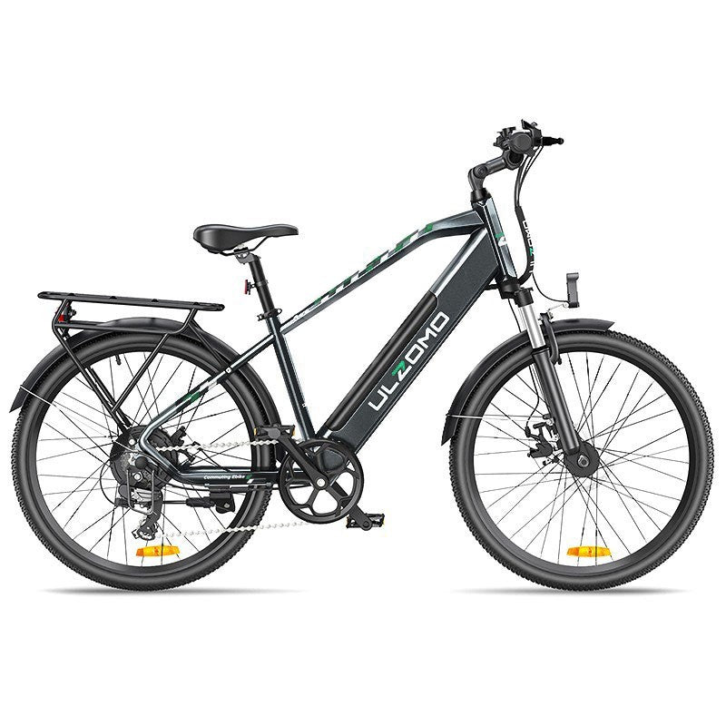 Bicicleta electrica pliabila ULZOMO E-bike Metro 26, 250W, 36V 17Ah, autonomie 100km, viteza maxima 25km/h